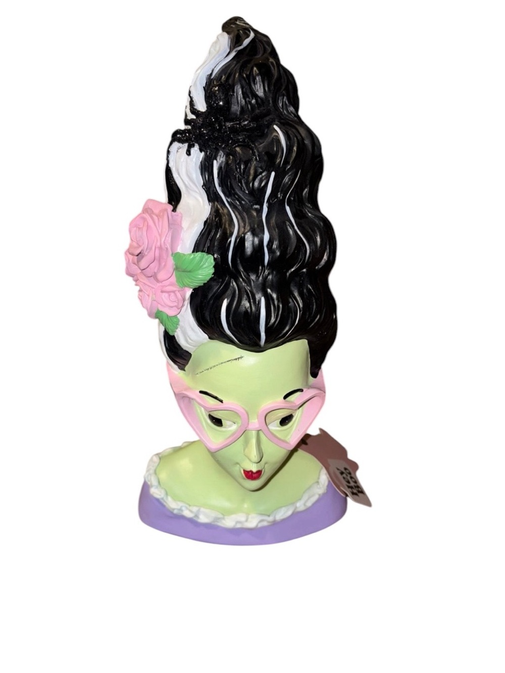 Spooky Boutique Bride Monster Bust Halloween Statue Decor 14” Gothic